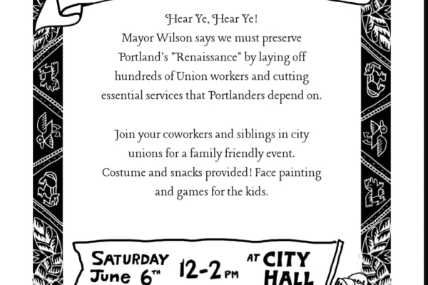 Renaissance Faire Rallye flyer