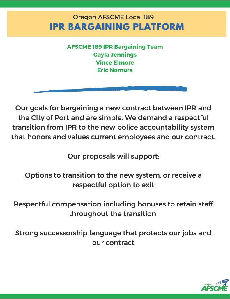 Bargaining Platform
